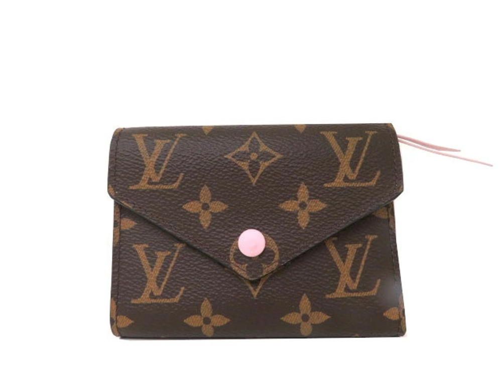 LOUIS VUITTON Portefeuille Victorine Rose Pink Ballerine Monogram